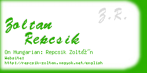 zoltan repcsik business card